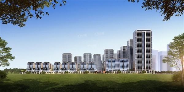 高架橋旁的現代都市 銀灰色街區的生機與想象
